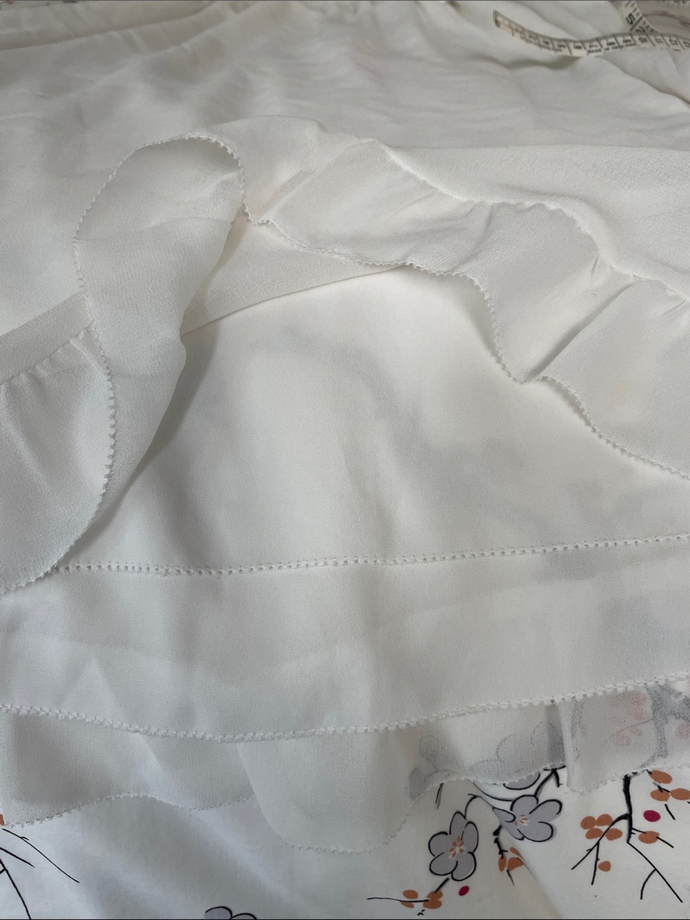 Wilfred Cathedral Smocked Spaghetti Strap Dress in Cream Size S. NWOT - Picture 7 of 11